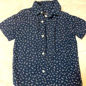 Dapper Paper Clip Button Up Children’s Place Shirt